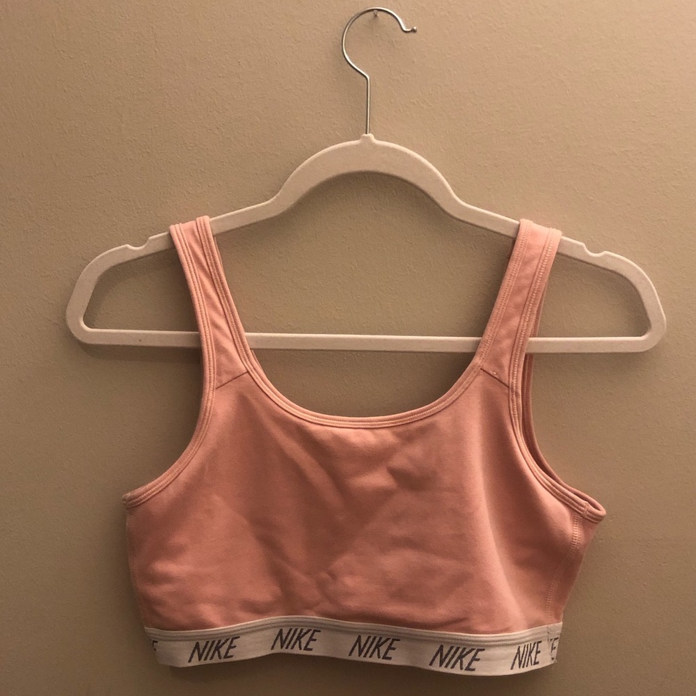 Nike pink sports bra
